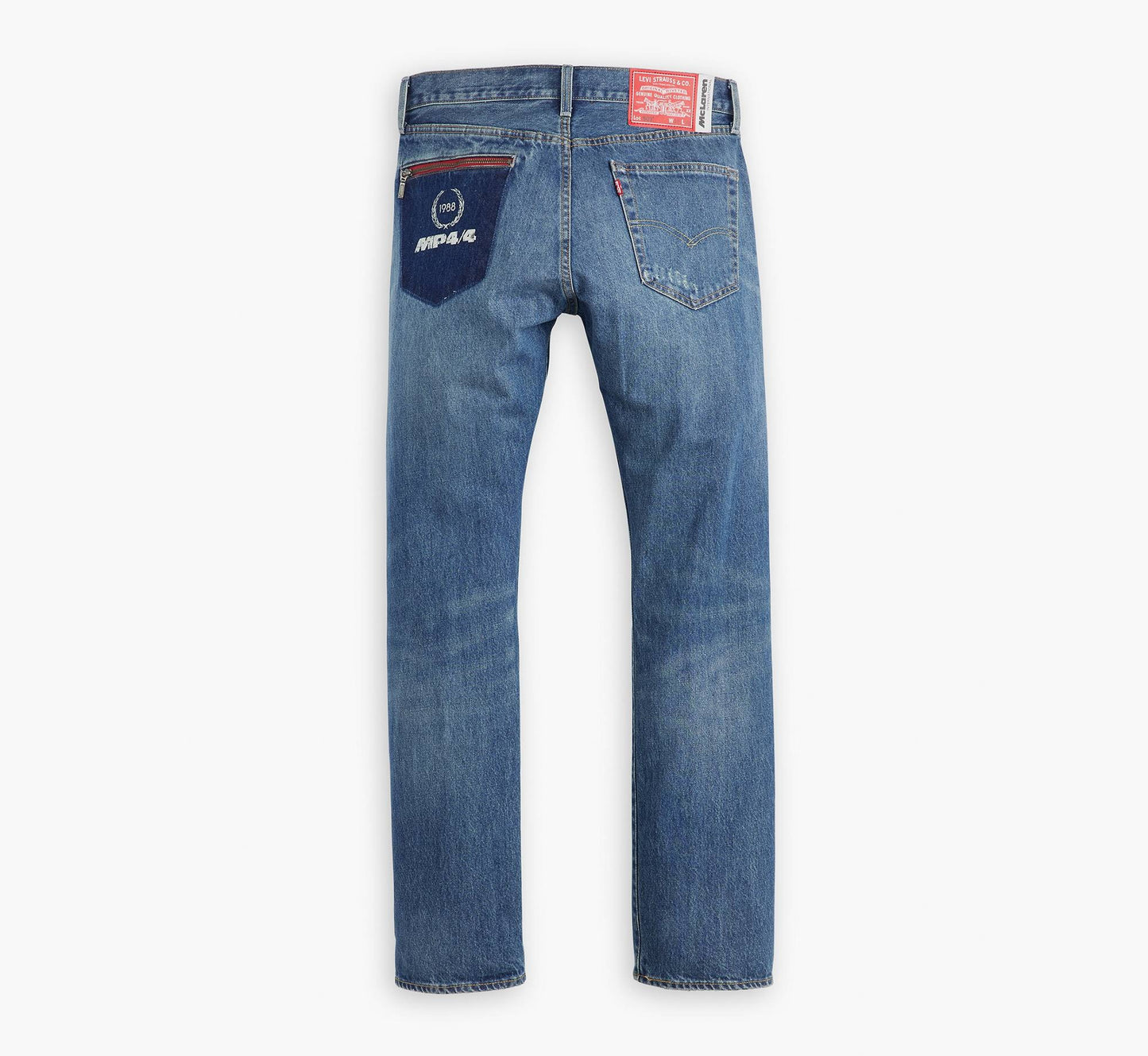 Levi's X Mclaren Racing Heritage 501 Jeans Style # A89960000 Color: Medium Indigo