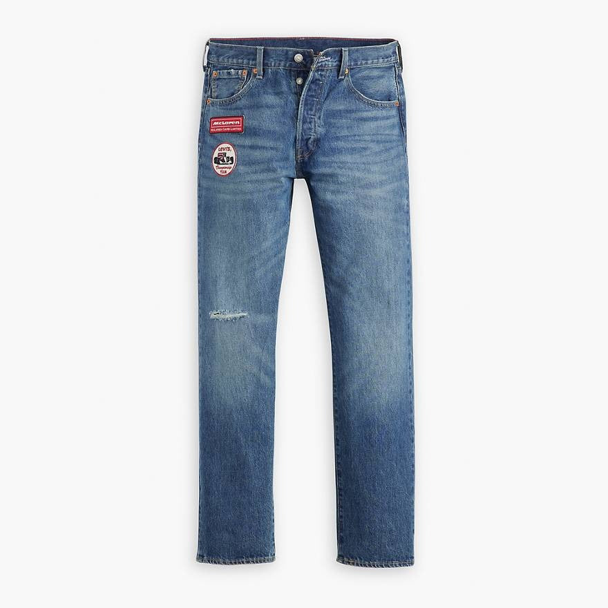 Levi's X Mclaren Racing Heritage 501 Jeans Style # A89960000 Color: Medium Indigo